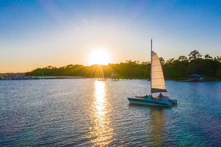 Sailboat at Sunset